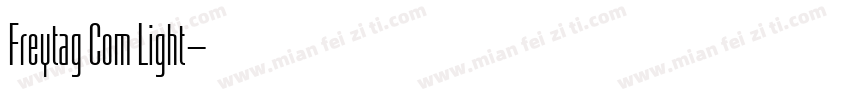 Freytag Com Light字体转换